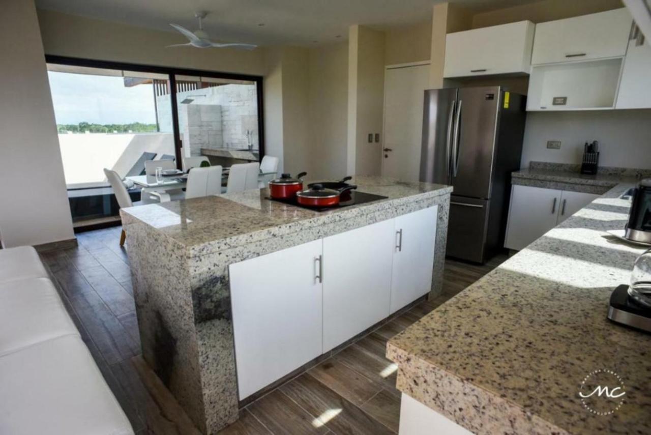 Penthouse Blue Luxury La Veleta Apartment Tulum Exterior photo